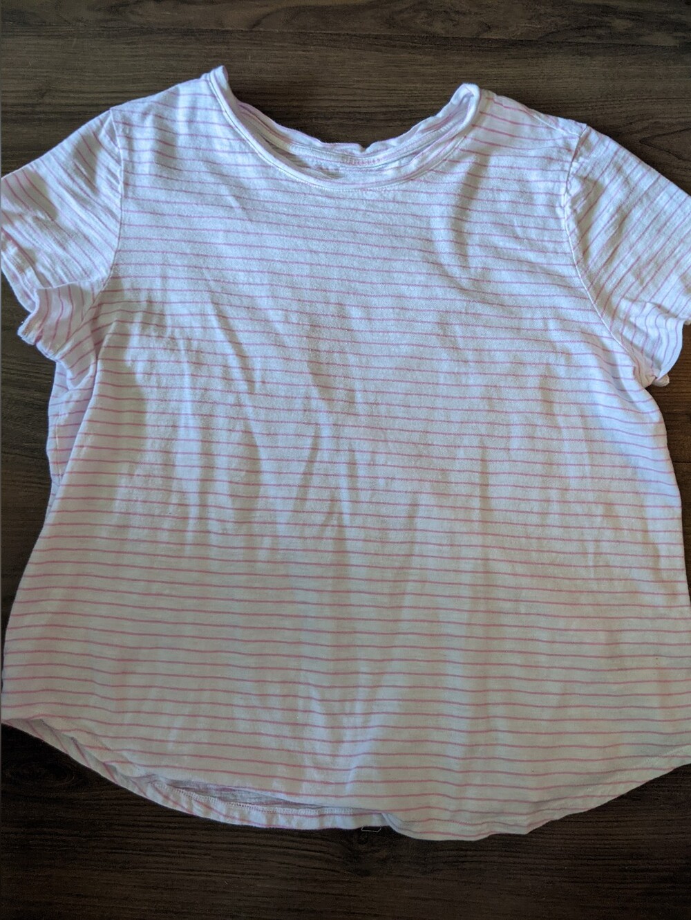 Old Navy - EveryWear Striped Slub-Knit Tee 688950 | Large | Pink & White Stripe - Picture 4 of 10